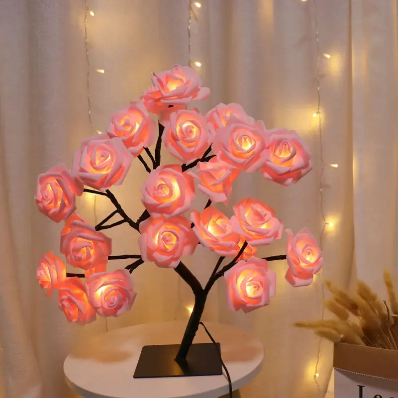 LED Rozenblad Tafel Lamp