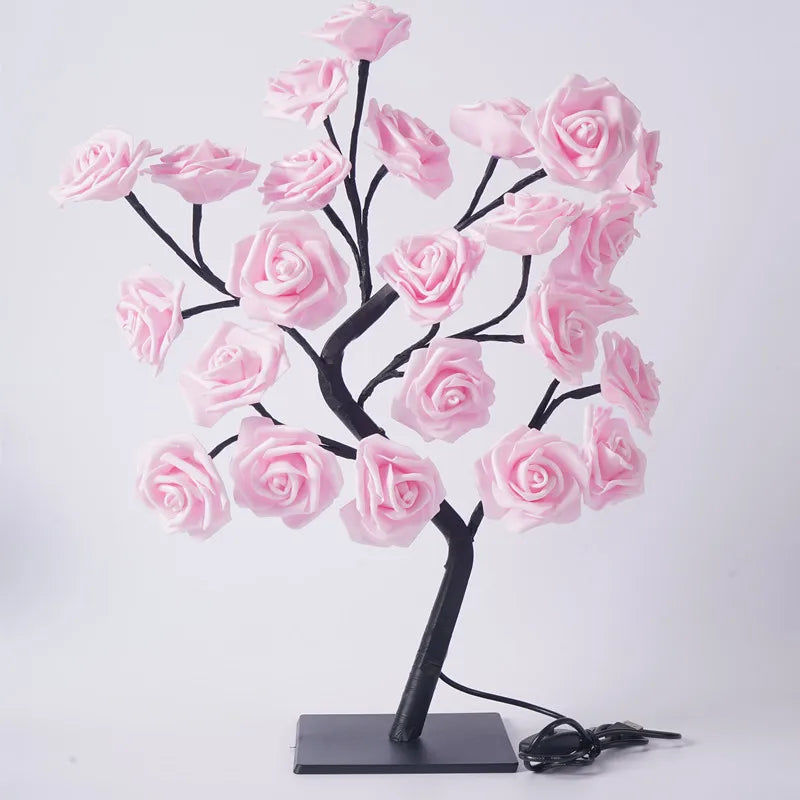 LED Rozenblad Tafel Lamp