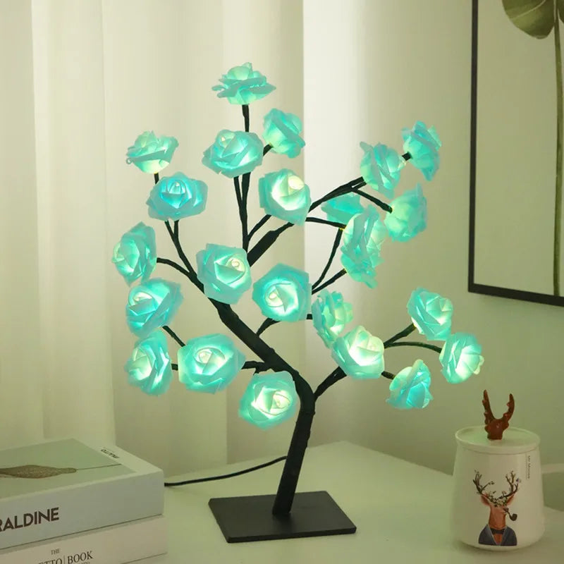 LED Rozenblad Tafel Lamp