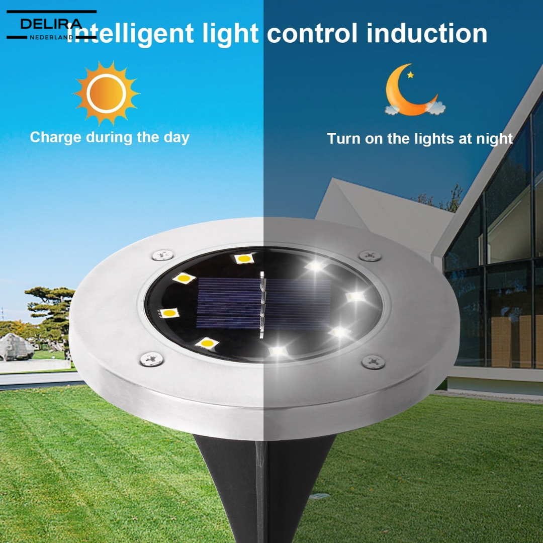 GlowHaven™ – Verlicht je tuin als nooit tevoren met roestvrije solar grondspots