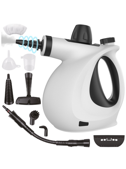 Living Goods Stoomreiniger - Handstoomreiniger - Vlekkenreiniger - Vloer, Badkamer, Keuken - Tapijtreiniger - 1050w