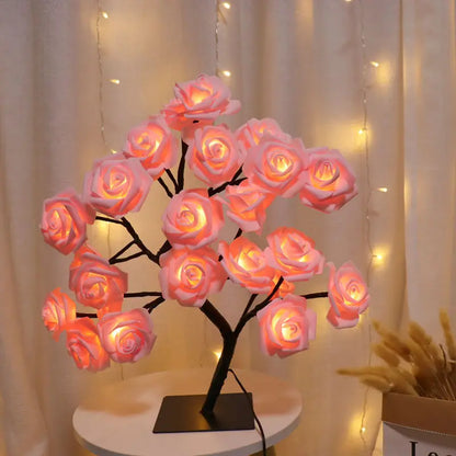 LED Rozenblad Tafel Lamp
